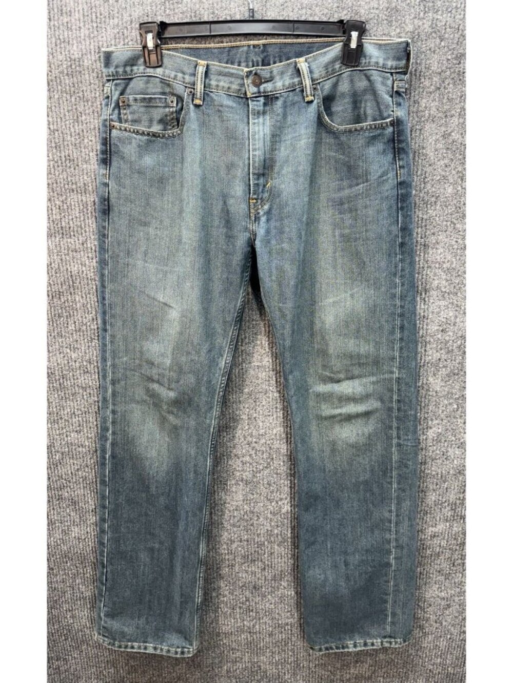 Levis 559 Jeans Mens 36x34 Blue Straight Relaxed Denim Stretch Medium Wash
